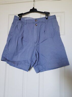 Christian Dior Monsieur Men's Blue Pleated Shorts - Size 34 - EUC